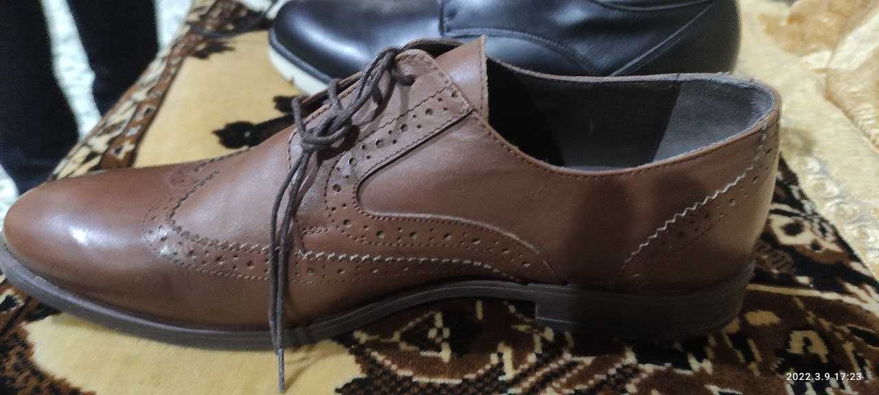 В связи с отъездом распродаю нов. кожаные обувь произ-ва Турции
