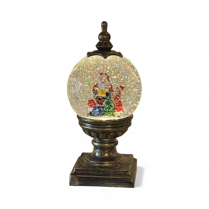 Decoratiune de Craciun Glob Muzical Cu Mos Craciun