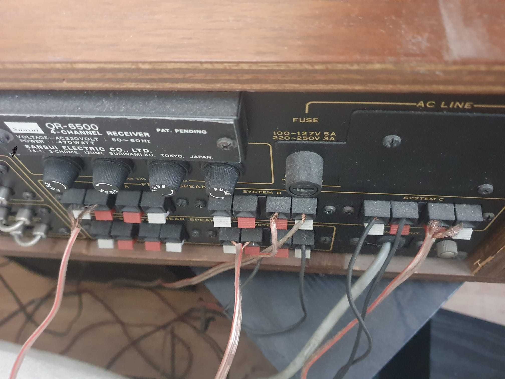 Amplificator Vintage Sansui 4 Channel Receiver Model QR-6500