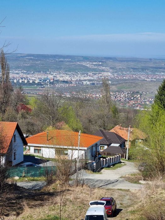 Teren 1628mp, Certif Urban construire 2 case, panorama, toate utilit.