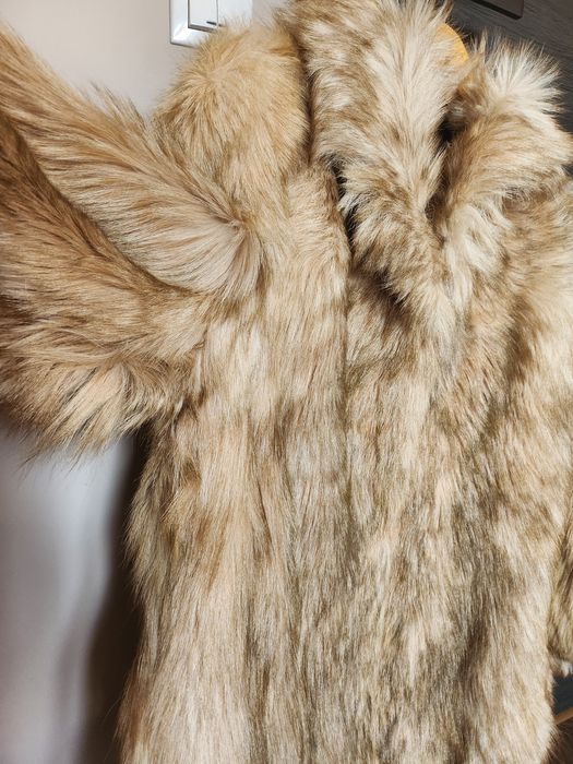 Haina vintage din blana naturala vulpe