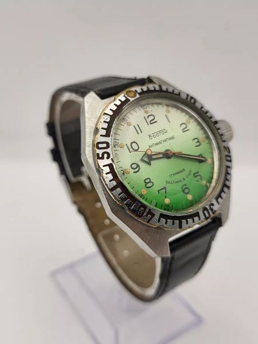 Vostok Amphibia Komandirskie CEAS Sovietic USSR 39mm Cadran Verde