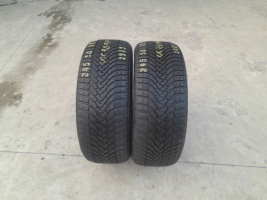 Doua anvelopa iarna 245 50 19 falken eurowinter run flat 7,8 mm 2221