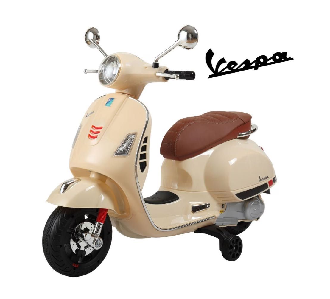 Акумулаторен скутер Vespa 6V със звук и светлини!