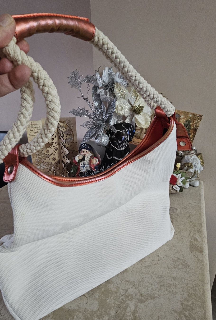 Чанта Aldo , Zara , оранжева естествена кожа , подарък Miss Sixty