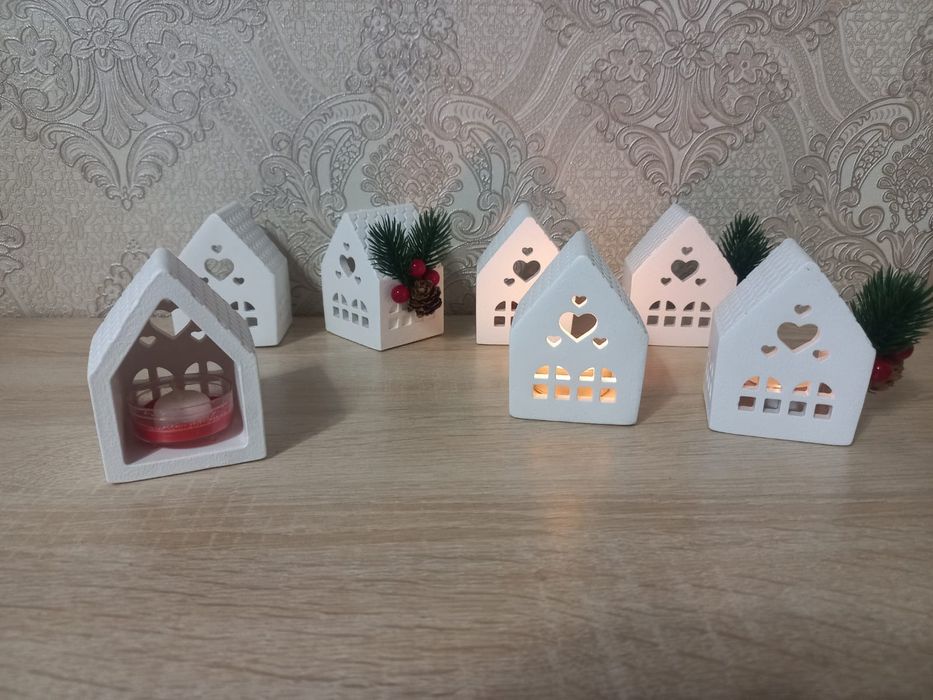 Подсвечники домики
