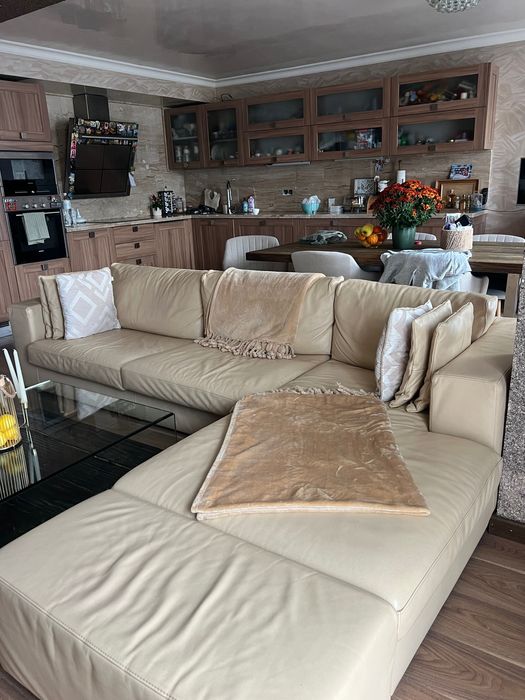 Диван естествена кожа