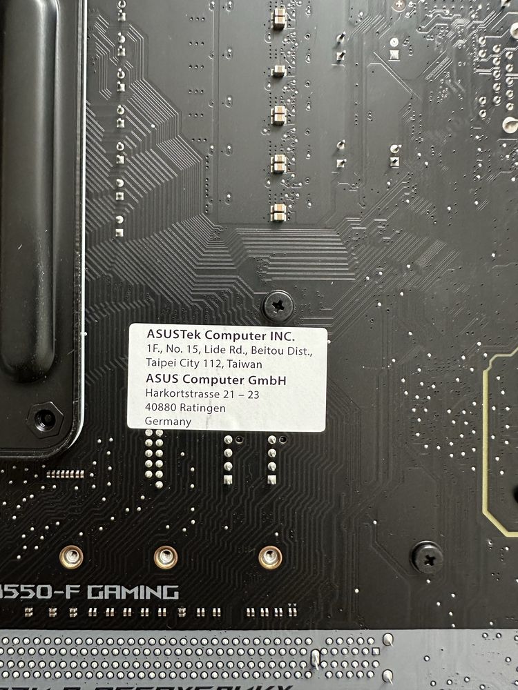 Asus ROG STRIX B550-F gaming,RAM cmw16gx4m2c3200c16,amd ryzen  5 1600