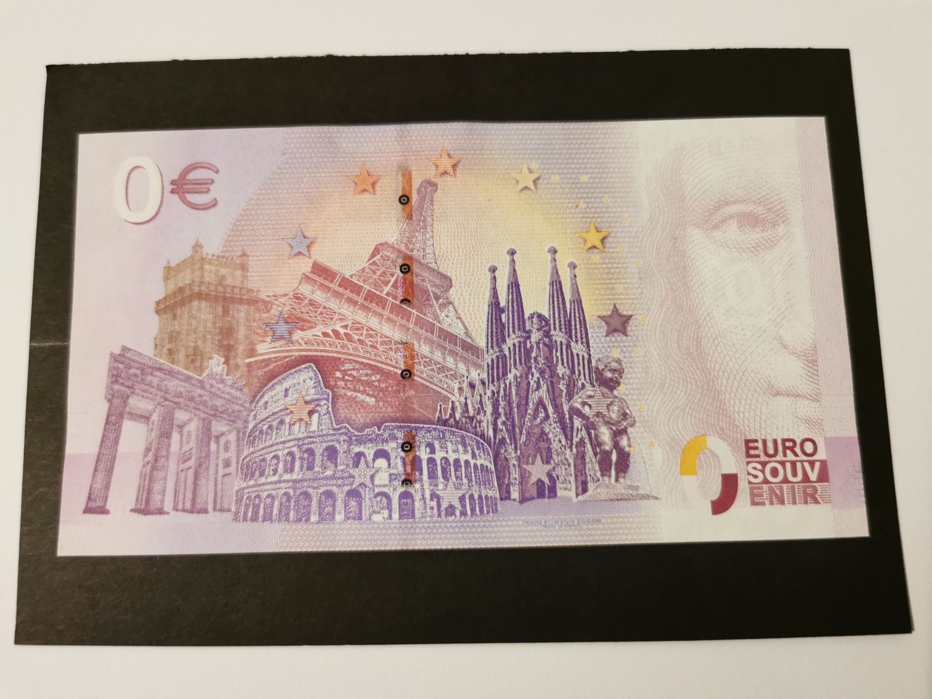 UNICAT! Bancnota de 0 Euro 2019 Vlad Dracul pt colectionari