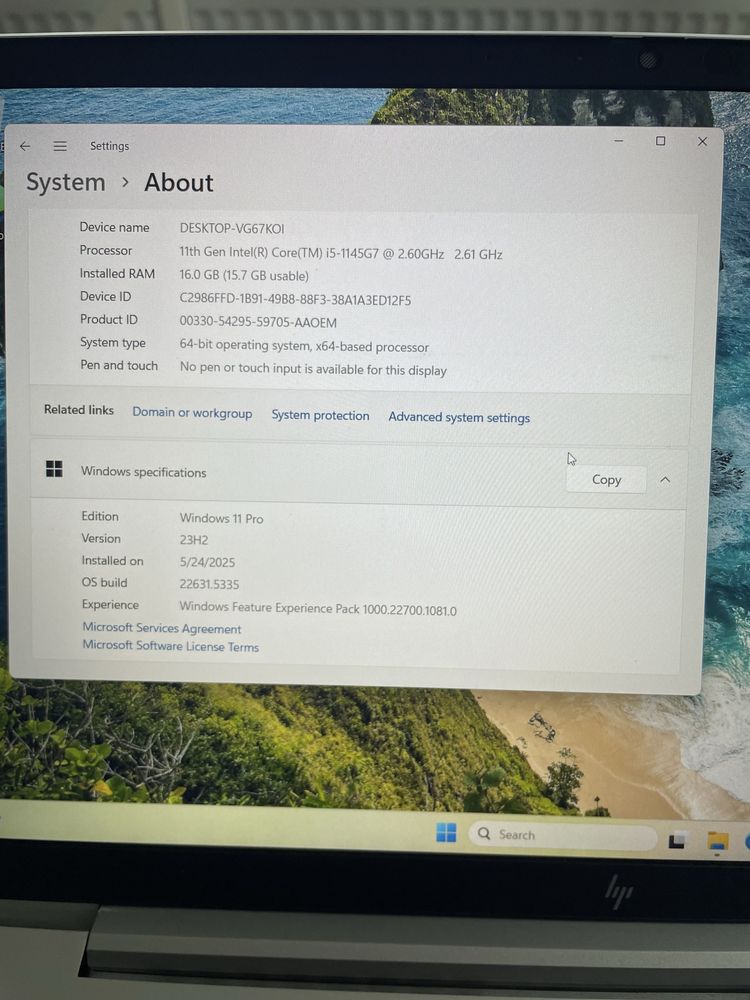 Крайна цена ! Лаптоп HP EliteBook 840 G8 i5 11 gen 512 GB
