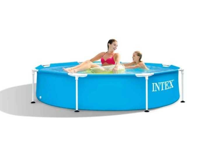 Piscina Bazin Familie Copii Cadru Metal Intex 244x51cm LIVRAT GRATUIT