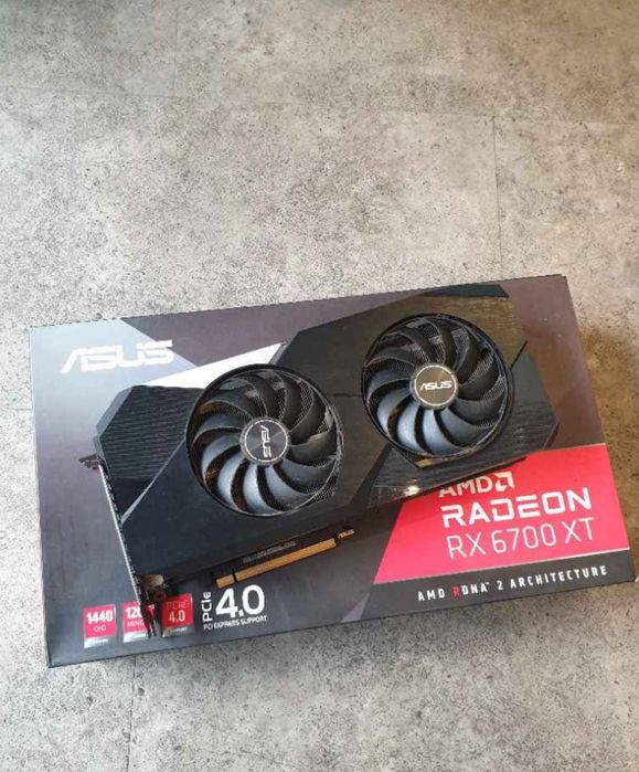 Placa video AMD ASUS RX 6700 XT, 12GB GDDR6, 192-bit