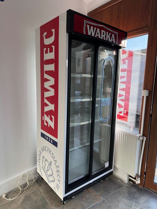 Vitrina verticală dublă electronică