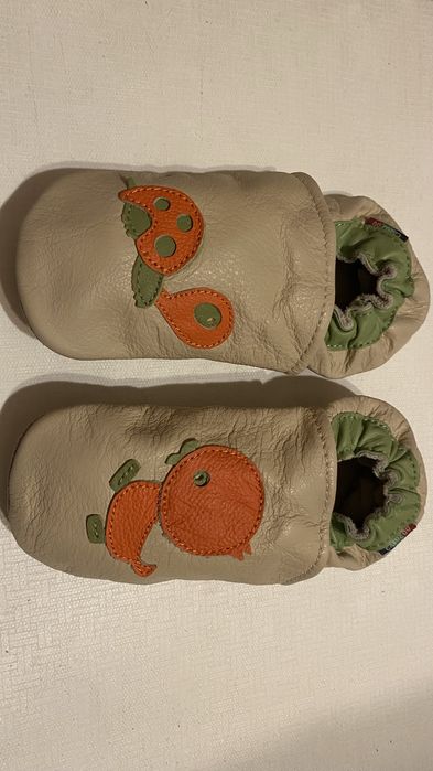 Incaltaminte interior piele naturala pt copii