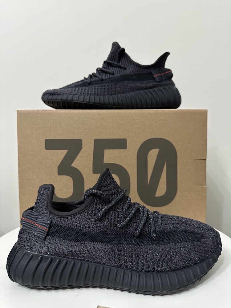 Reducere ! Yeezy Boost 350 - Black Static (Reflectorizant)