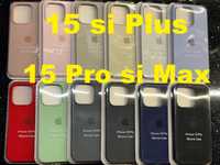 4 Husa silicon iPhone 11/12/13/14/15/Pro/Max/8 Plus X XR XsMax Carcasa