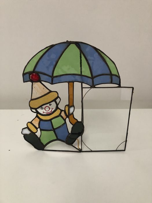 Veioza bronz si rama foto