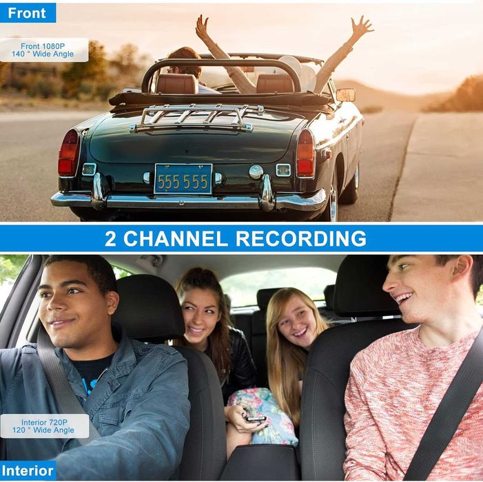 3в1 DVD Камера, Предна и Задна, HD Камера, Широкоъгълен Обектив