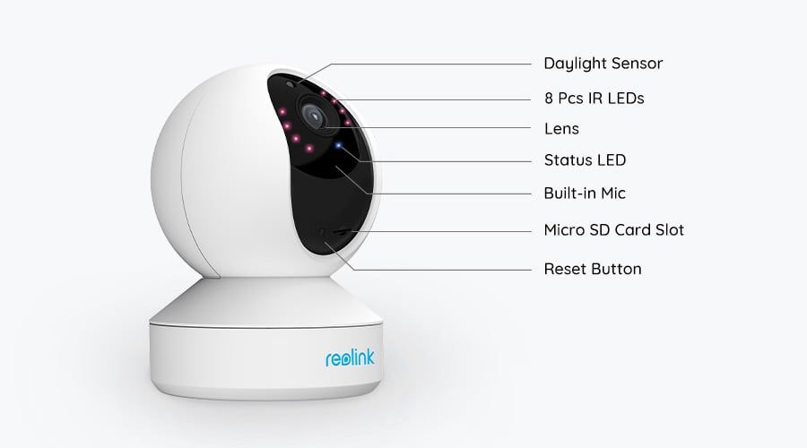 Camera de supraveghere Reolink E1: rezolutie 3MP