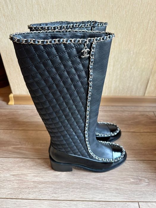 Chanel ботуши ест.кожа