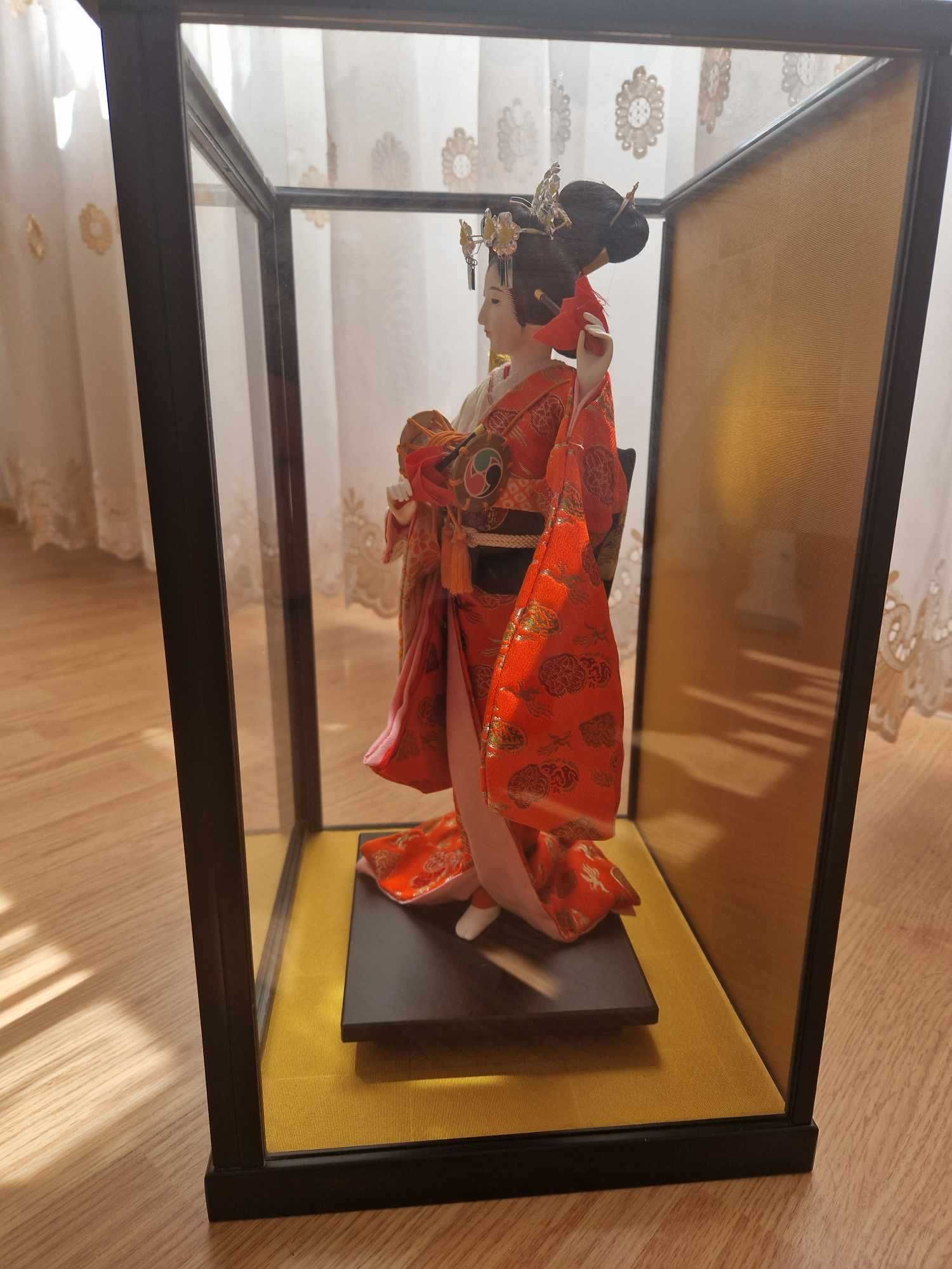 Papusa Japoneza Vintage - Kimono Geisha Traditional Folk Japan