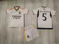 Bellingham Белингам Реал Мадрид бял и черен екип 47лв Тениска + Шорти