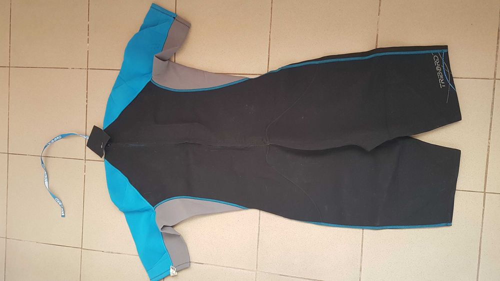 Combinezon neopren scurt TRIBORD + papuci plajă SEAC