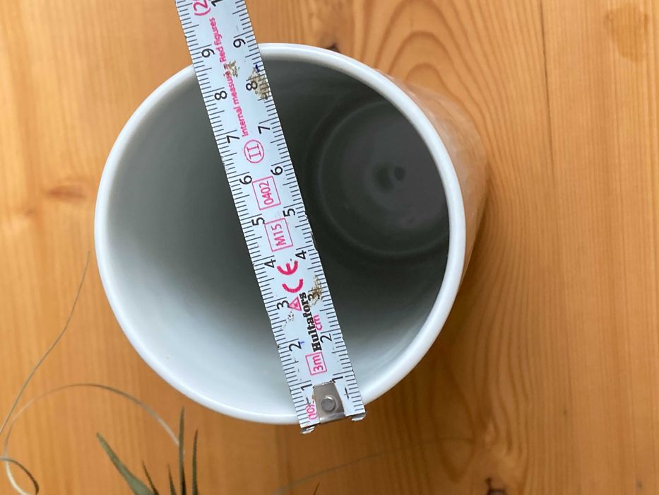 Vaza inalta portelan alb Wallendorf 1764 alba design stilnovo moderna