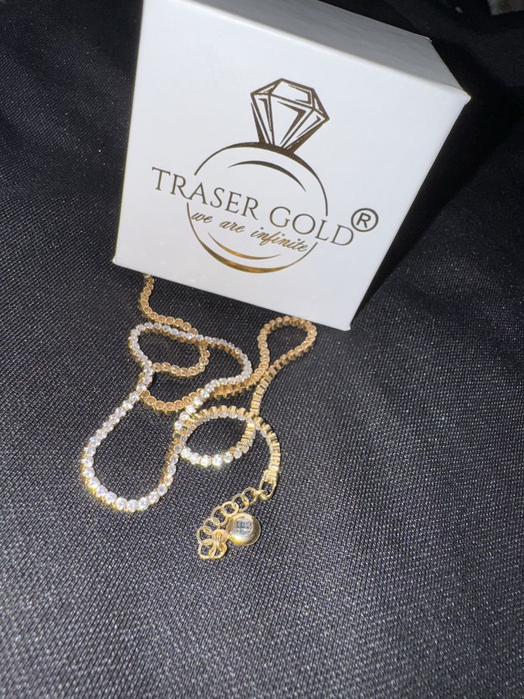 Colier Tennis aur 14 k