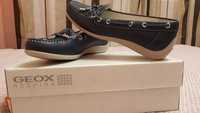 Нови Дамски Обувки GEOX -тъмно сини Мокасини номер,36