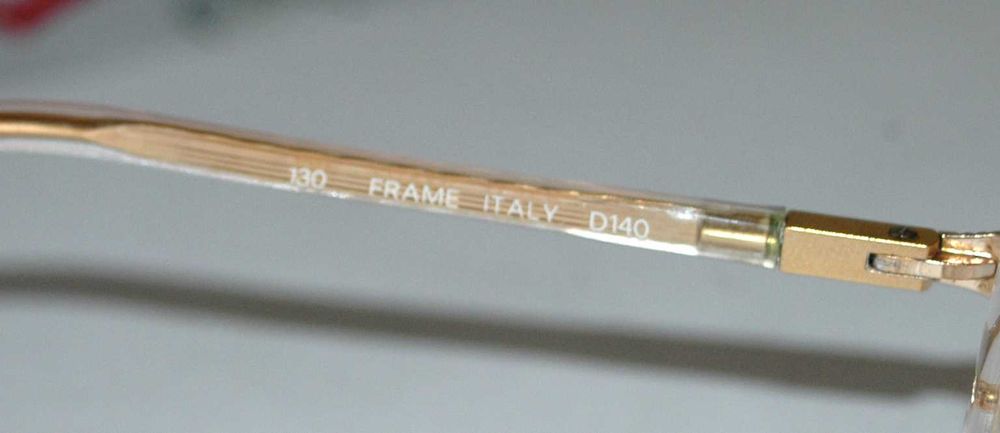 Rama ochelari - Sferoflex 54-15 581 130 D140 Italy - vintage