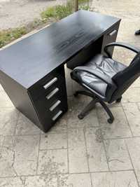 Комплект масивно бюро със стол