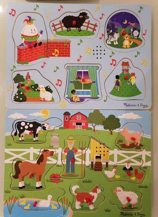 Дървени музикални пъзели Melissa and Doug