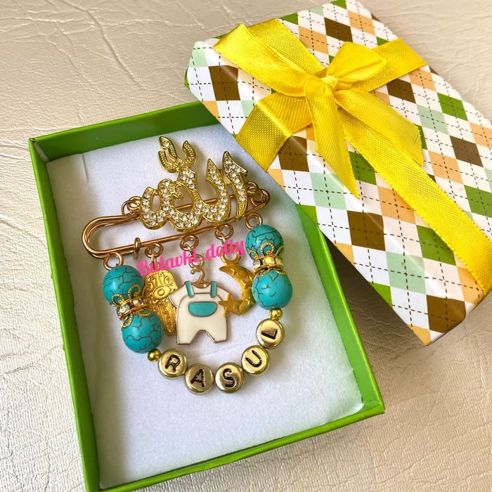 Именные булавки детские