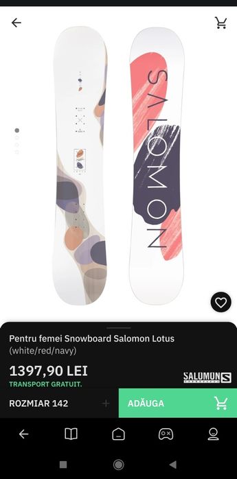 Salomon lotus 142 snowboard