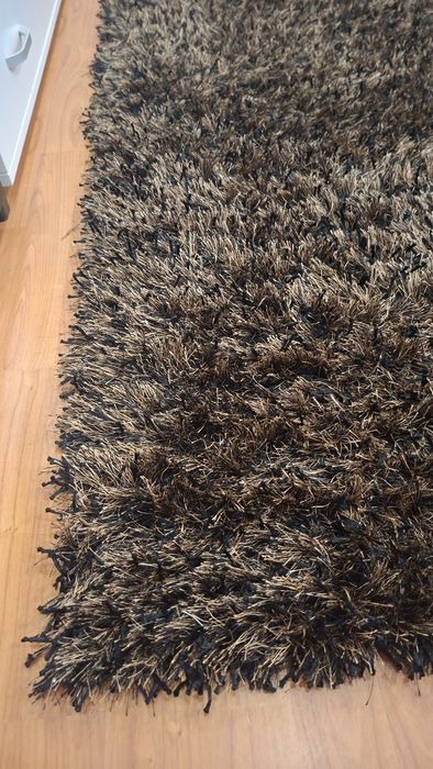 Vand covor fir lung 200/300 negru cu auriu