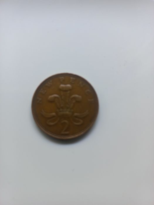 2 New pence moneda veche 1971