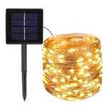 Ghirlanda luminoasa LED cu panou solar, 300 LED-uri, lungime 3190 cm