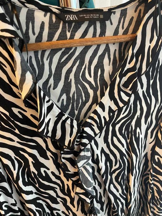 Bluza zara animal print, xs