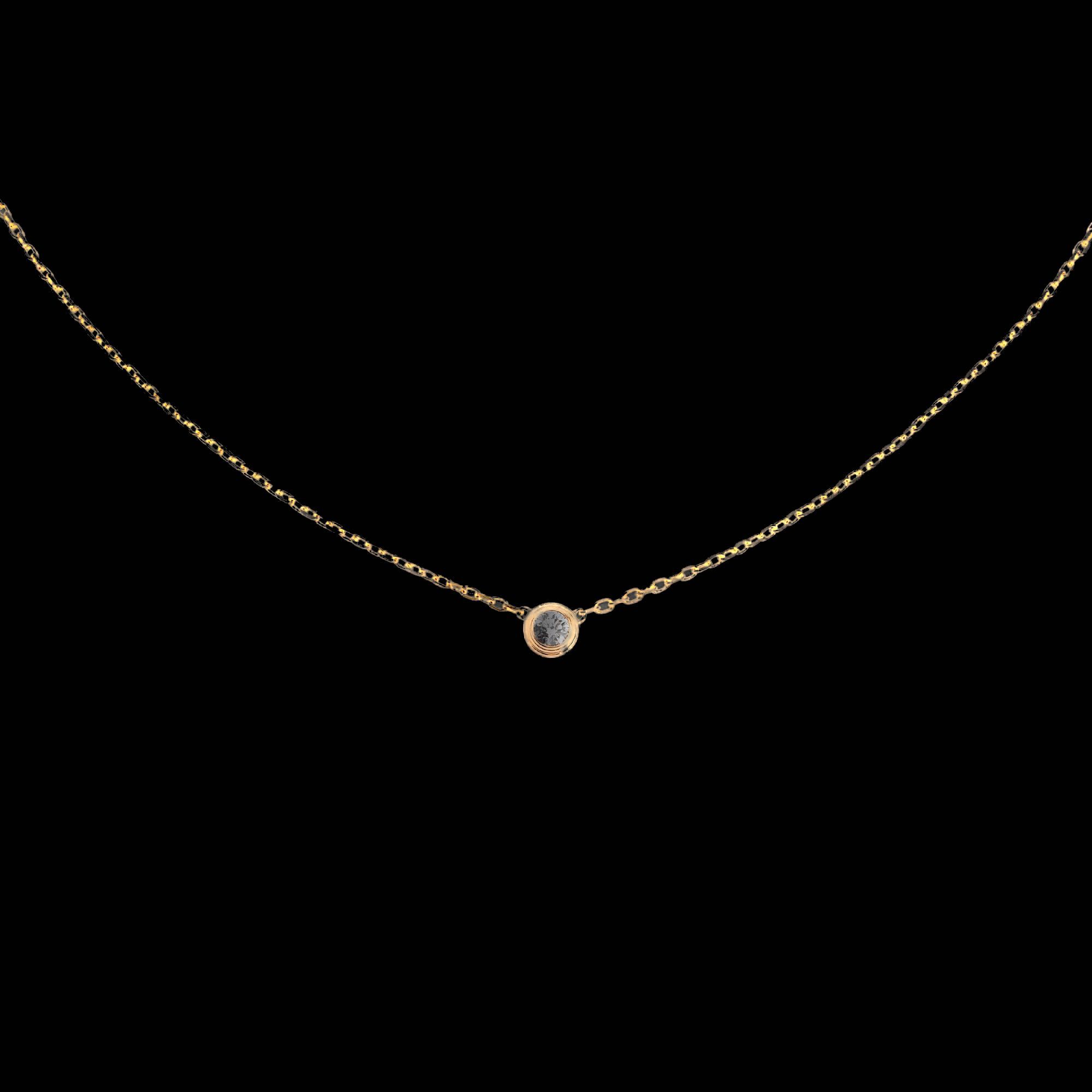 NEW Подвеска с бриллиантом Cartier d'Amour Small B721580