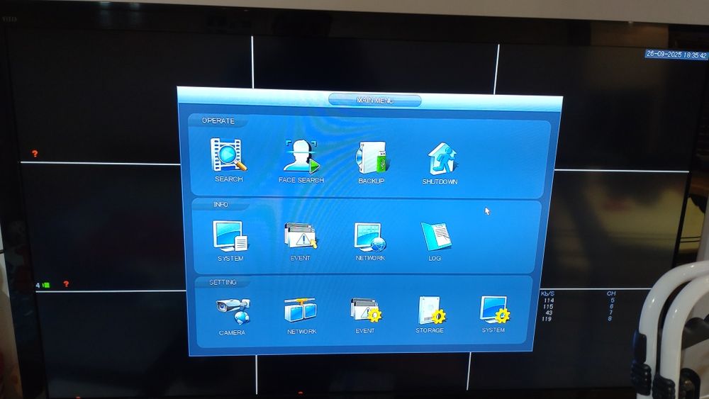DVR HD dahua, video 8 canale, fara camere! Folosit 3 ani, in interior