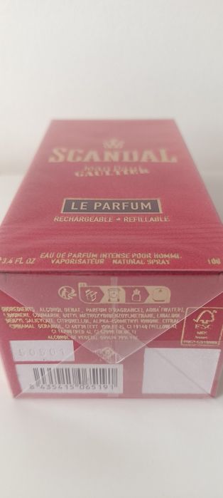 Jean Paul Gaultier Scandal Le Parfum Pour Homme 100ml