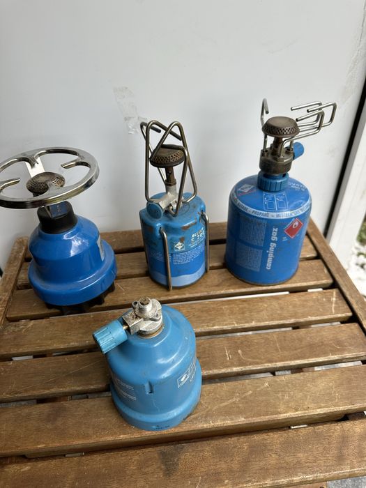 Лот туристически газови бутилки