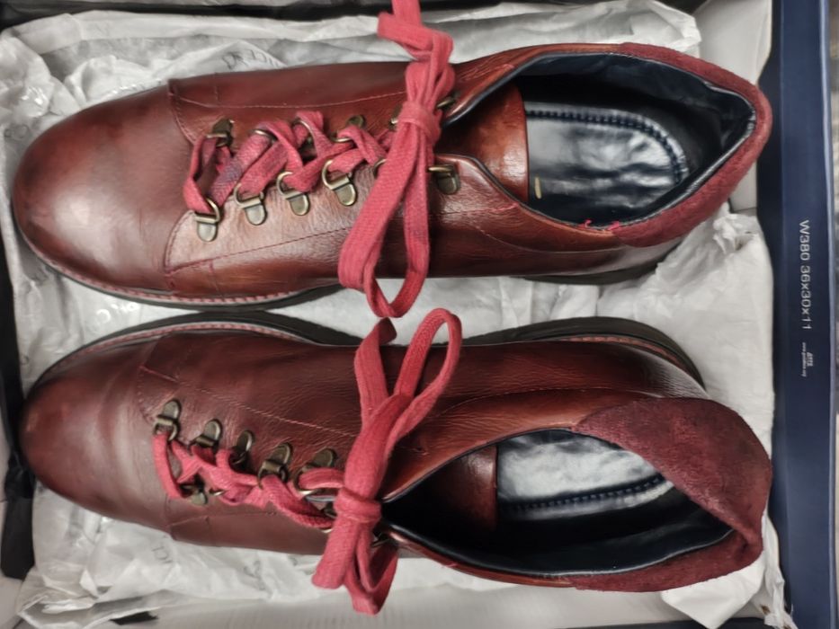 Pantofi Bigotti măr 45 piele naturală
