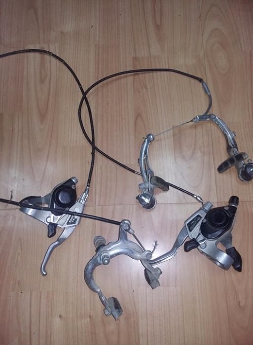 set frane bicicleta,SHIMANO Malaysia v-brake,manere si brate,vintage