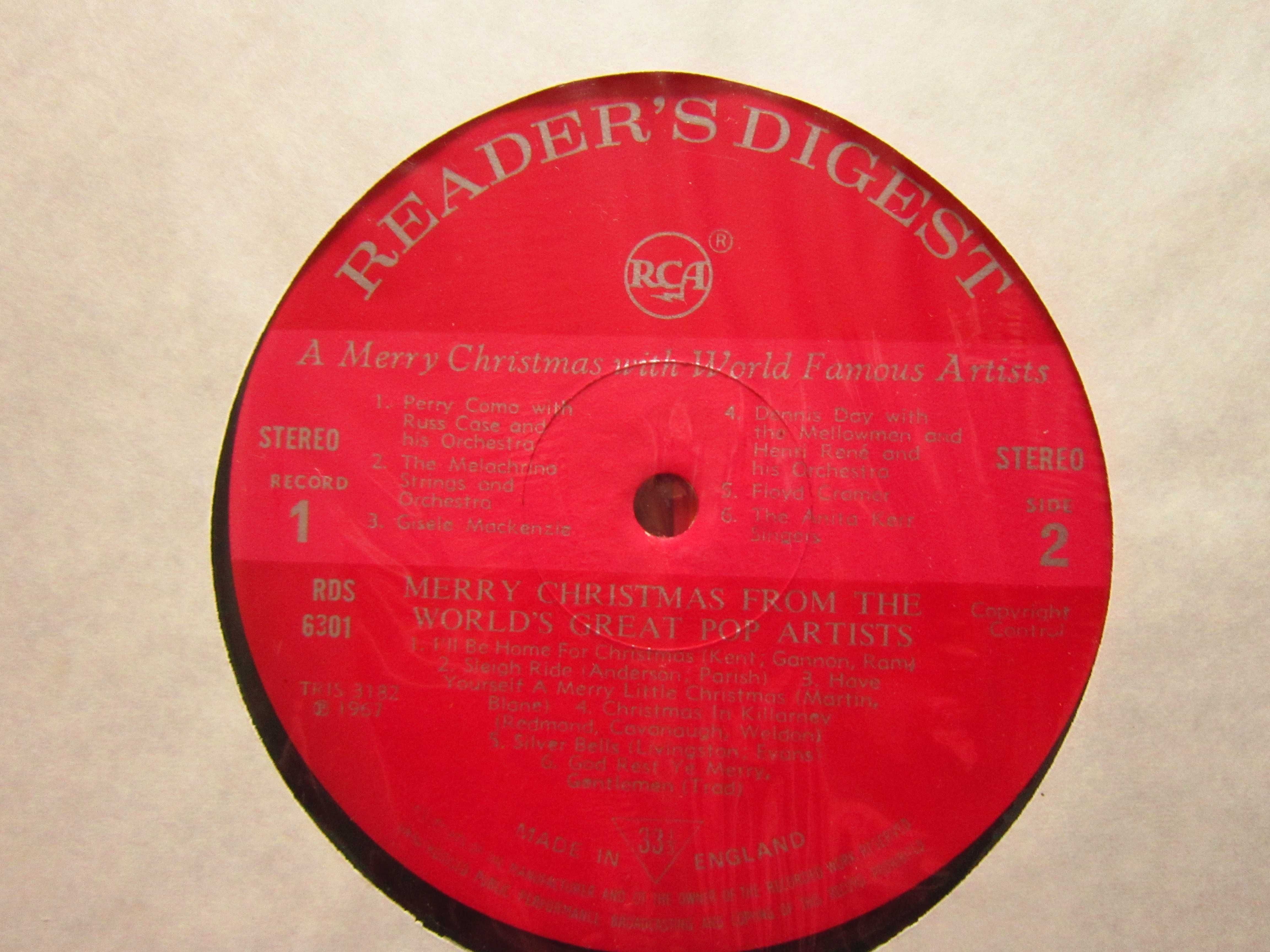 vinil Christmas Perry Como,Belafonte,Mancini etc Londra 1967 impecabil