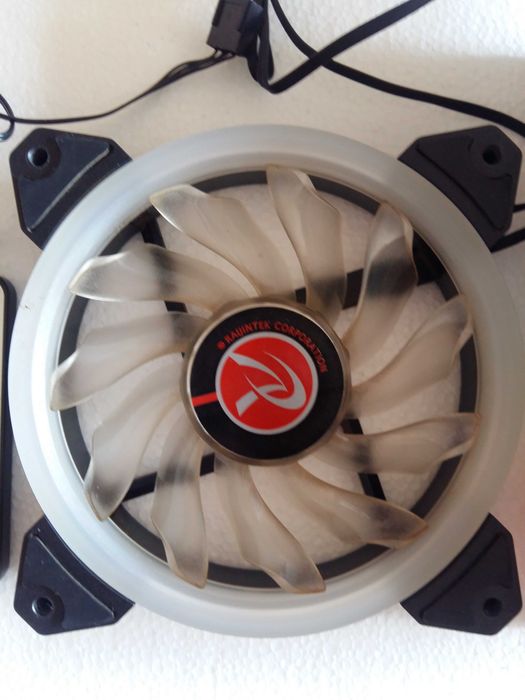 Продавам вентилатор Raijintek IRIS 12 tainbow RGB LED  с дистанционно.