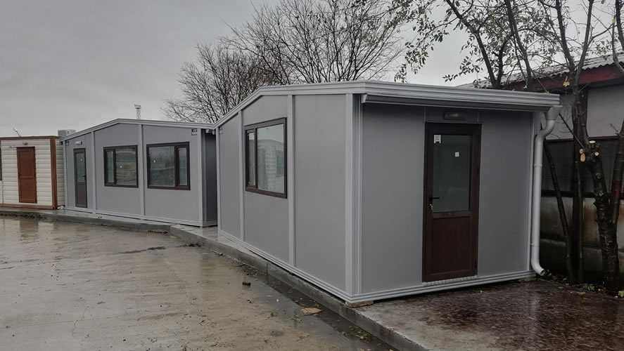 Casa modulara, garaje auto, containere din panou sandwich termoizolant