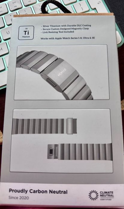 Титаниева каишка за Apple Watch NOMAD 44/45/49 mm