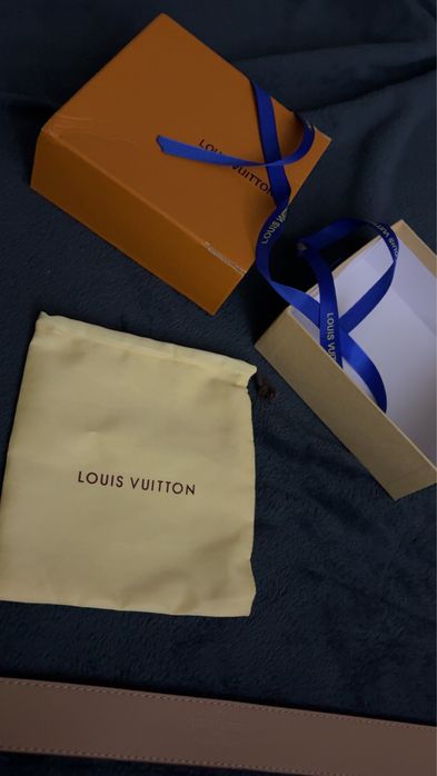 Curea Louis Vuitton maro 115cm